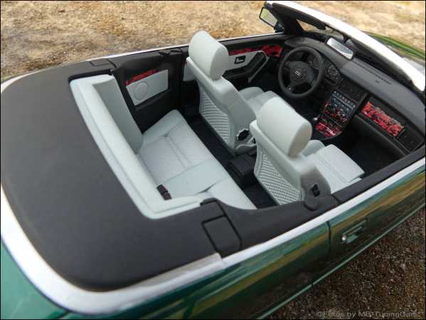 1:18 Audi 80 2.8 V6 Cabrio "GREEN EDITION" + "OZ Mito Alu-Felgen"